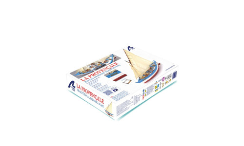 Artesania Latina La Provençale model kit 1/20 (19017) with planked hull, detailed accessories and display‑ready finish potential