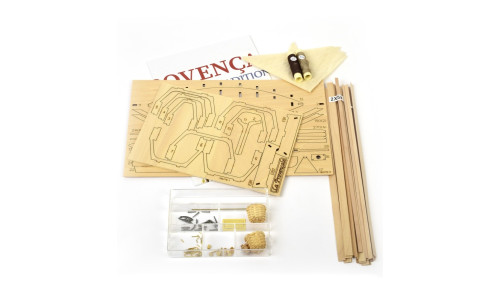 Artesania Latina 19017 1/20 Fishing Boat La Provençale wooden model kit with detailed hull planking and classic Mediterranean styling