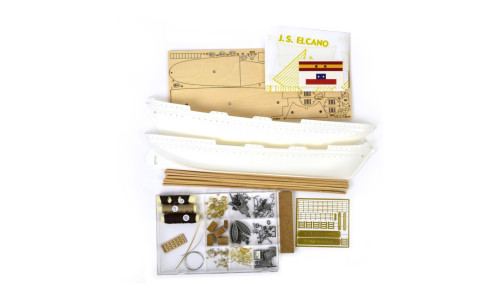 Artesania Latina 22260 1/250 Training Ship Juan Sebastián Elcano & Esmeralda model kit with detailed sails and rigging
