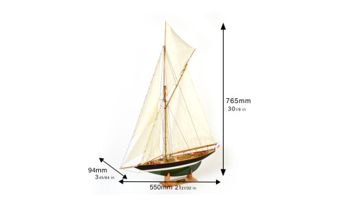 Artesania Latina 1/28 Pen Duick cutter kit (22418) featuring precision-cut wooden parts and authentic Eric Tabarly design