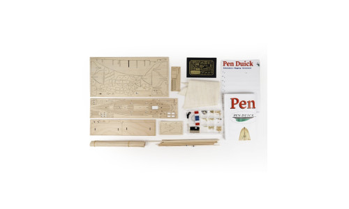 Artesania Latina Pen Duick cutter model kit 1/28 (22418) with elegant hull shape, detailed fittings and display‑ready finish potential