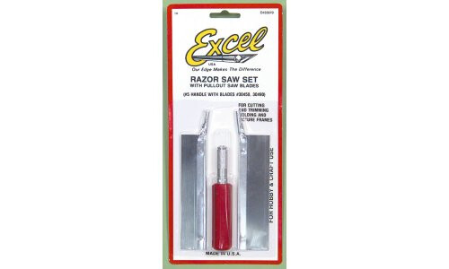 Excel Razor Saw Set with K5 Handle and 2 Blades 55670