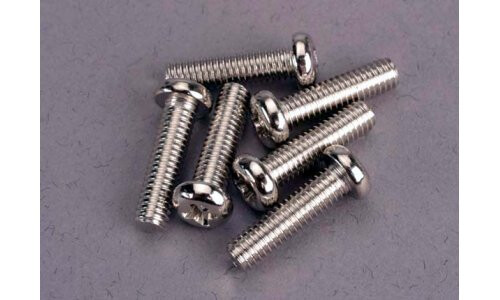 Traxxas Screws, 4x15mm roundhead