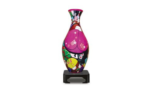 Pintoo Vase Japanese Doll