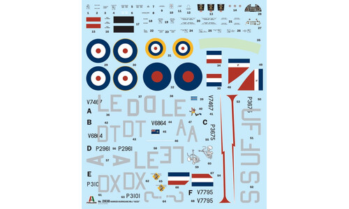 Italeri 2838 1/48 Hurricane Mk.I Aces