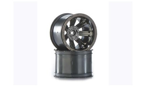 Arrma Wheel GRANITE Black Chrome