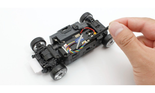 Kyosho Nissan Skyline 2000GT-R KPGC10 White Mini-Z AWD MA-020 Readyset (32636W) with realistic detailing and smooth all-wheel-drive traction