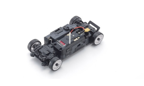 Kyosho 32637W Fairlady 240ZG Mini-Z AWD MA-020 Readyset showcasing crisp white finish and iconic long-nose Z design