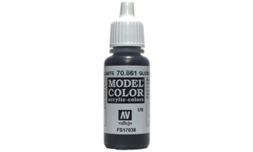 Vallejo AV70861 Glossy Black 17 ml