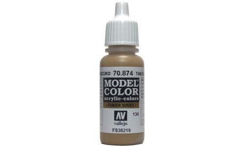 Vallejo AV70874 Tan Earth 17 ml Model Color 134 - Vallejo Model Color ...