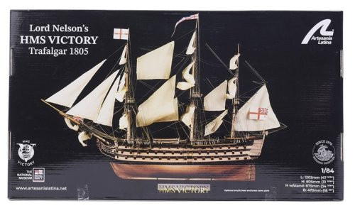 Artesania 1/84 HMS Victory Ship of the Line Trafalgar 1805 Wooden Model Ship 22900 Wooden Model Kit