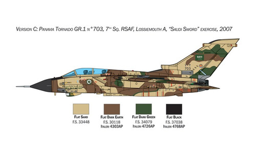 Tornado GR.1/IDS Gulf War - WAR THUNDER Italeri 35107 1/48 Scale Aircraft Model