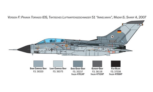 Italeri 35107 1/48 Tornado GR.1/IDS Gulf War - WAR THUNDER Plastic Model Kit