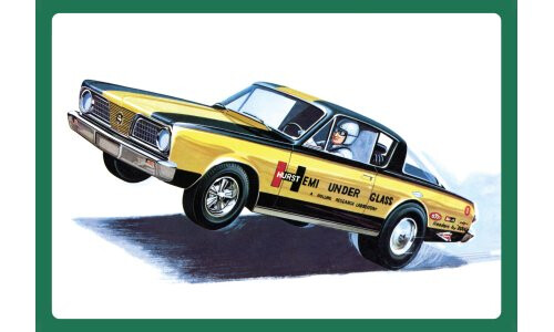 AMT Models 1:25 1966 Plymouth Barracuda Hemi Under Glass 1153