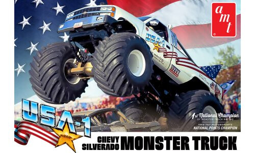 AMT Models USA-1 Chevy Silverado Monster Truck AMT1252