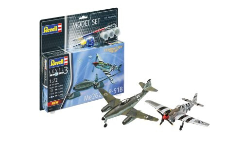 Revell Me262 & P-51B Mustang 63711