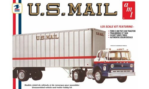 AMT  Ford C900 US Mail Truck With USPS Trailer AMT1326