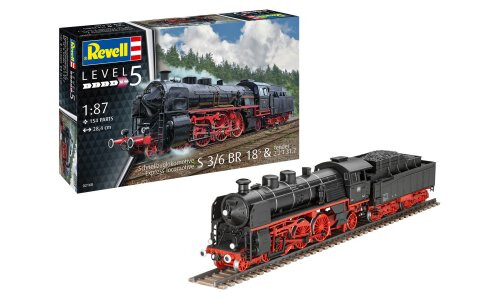 Revell Express locomotive S3/6 BR18(5) with Tender 2‘2’T 02168
