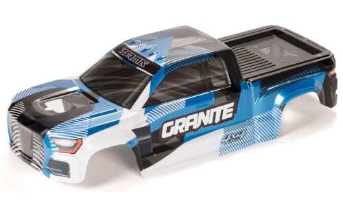 Arrma GRANITE Clipless Painted Decaled Trimmed Body Blue ARA-1621
