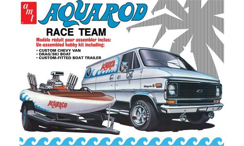 AMT Aqua Rod Race Team 1975 Chevy Van, Race Boat & Trailer AMT1338
