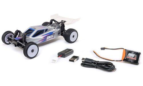 Losi Micro-B 2WD Buggy RTR - Silver LOS00007T2