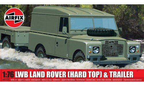 Airfix LWB Land Rover (Hard Top) & Trailer A02324