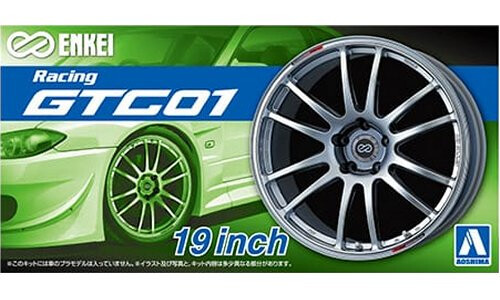 Aoshima Enkei GTC 01 19 Inch Wheel Set A005380