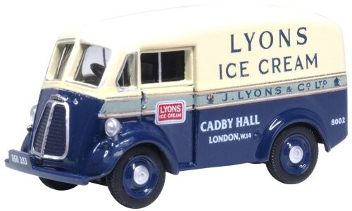 Oxford Diecast Morris J Van Lyons Ice Cream 76MJ013