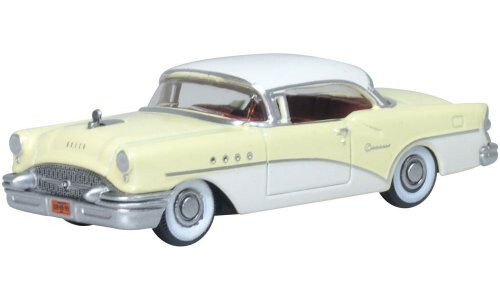 Oxford Diecast 1955 Buick Century Condor Yellow / Dover White 87BC55008