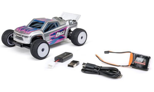 Losi Micro-T 2S 2WD RTR Stadium Truck - Silver LOS-1392T2