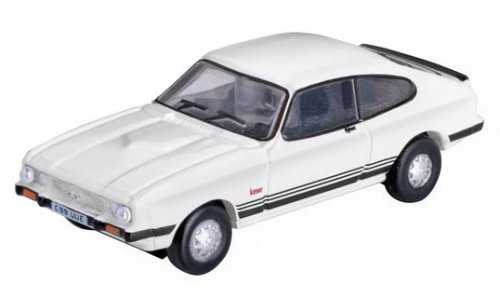 Oxford Diecast 1/148 scale Ford Capri Mk3 in Diamond White Laser livery diecast model NCAP003