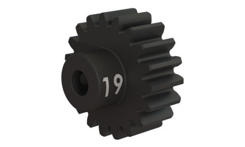 Traxxas 3949X 19-tooth heavy-duty pinion gear, 32-pitch, 3 mm bore, hardened steel with set screw for RC motor shaft