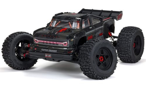 Arrma OUTCAST 8S EXB 1/5 RTR stunt truck with brushless motor, EXB aluminum chassis, AVC control, and dBoots Back-Flip tires