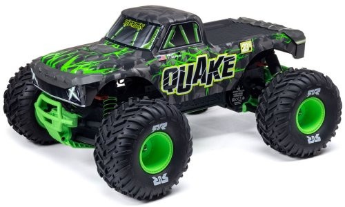 Arrma QUAKE 223S Brushless Monster Truck 2WD, Green ARA3537T2