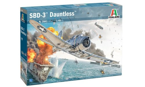 Italeri 1/48 SBD-3 Dauntless Plastic Model Kit 2841