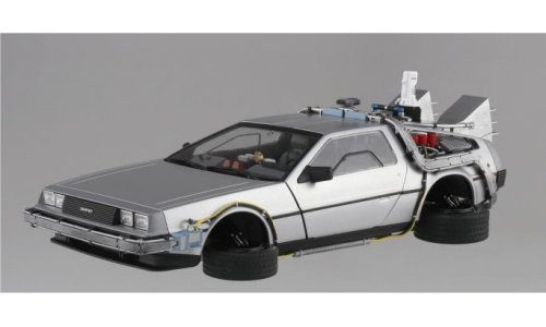 Aoshima 1/24 Time Machine From Back To The Future Part II Model Kit A006437