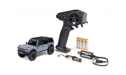Axial SCX30 Ford Bronco 1/30 4X4 RTR Brushed Rock Crawler Grey AXI-2048T2