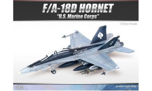 Academy 1/72 F/A-18D Hornet "US Marines" *Aus Decal* Plastic Model Kit 12422