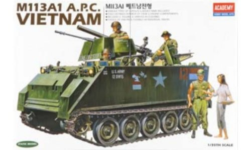 Academy 1/35 M113A1 Vietnam Version *Aus Decals* Plastic Model Kit 13266