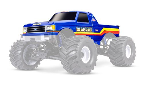 Traxxas X-Monster Bigfoot No. 8 Body 7691-BLUE