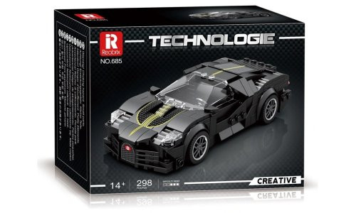 Reobrix Bugatti La Voiture Noire Brick Model Kit 685