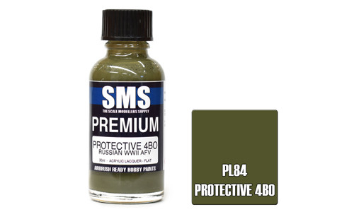 SMS PL84 Premium Protective 4BO 30ml Lacquer Model Paint for airbrushing at MAS Hobbies Perth