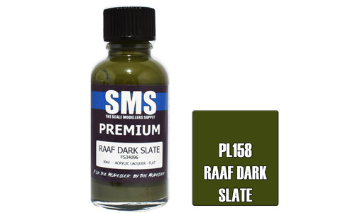 SMS PL158 Premium RAAF Dark Slate 30ml Lacquer Model Paint for airbrushing at MAS Hobbies Perth