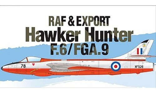 Academy 1/48 RAF & Export Hawker Hunter F.6/FGA.9 Plastic Model Kit 12312