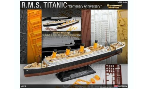 Academy 1/700 R.M.S. Titanic "Centenary Anniversary" MCP Plastic Model Kit 14214