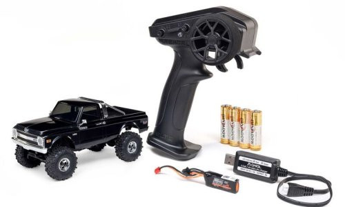 Axial SCX30 Chevrolet K10 1/30 Scale 4x4 RTR Brushed Rock Crawler (Black) AXI-2260T2