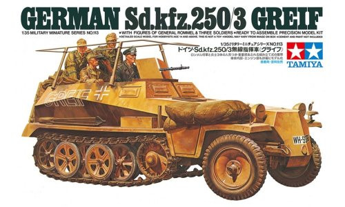 Tamiya 1/35 German Sd.Kfz. 250/3 Greif Plastic Model Kit 35113