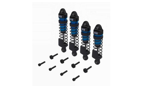 Arrma Shock Set, Front/Rear Assembled, TBC cSt Oil, Blue (4Pcs): MINI ARA-2671