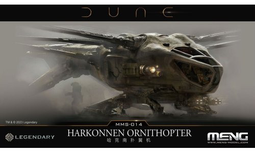 Meng Dune Harkonnen Ornithopter Plastic Model Kit MMS-014