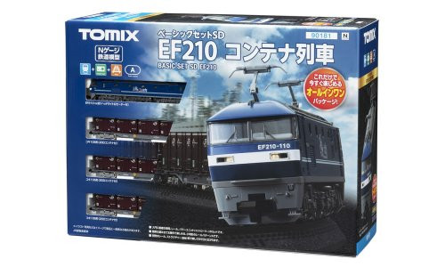 Tomix N Starter Set SD EF 210 Container Train Set TMX90181